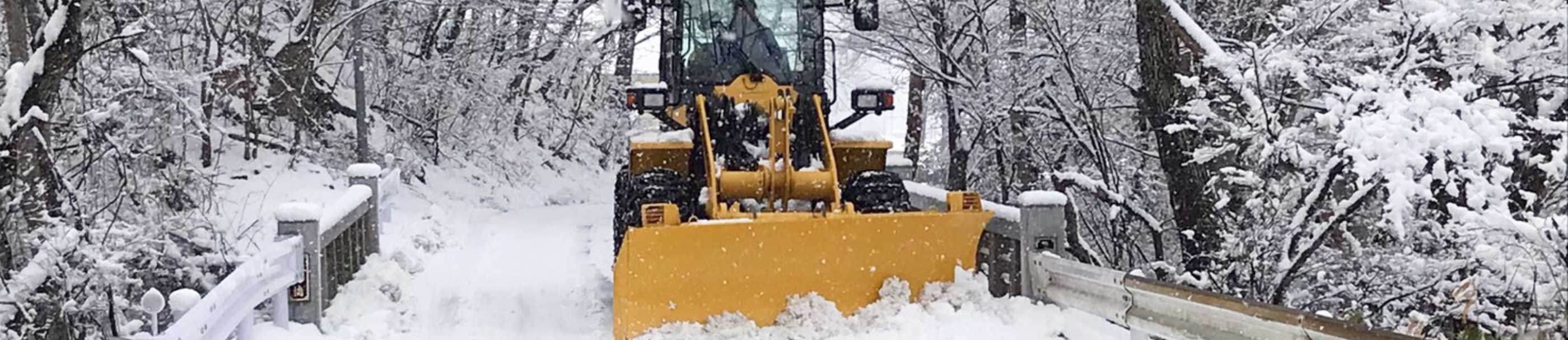 除雪車による冬季作業