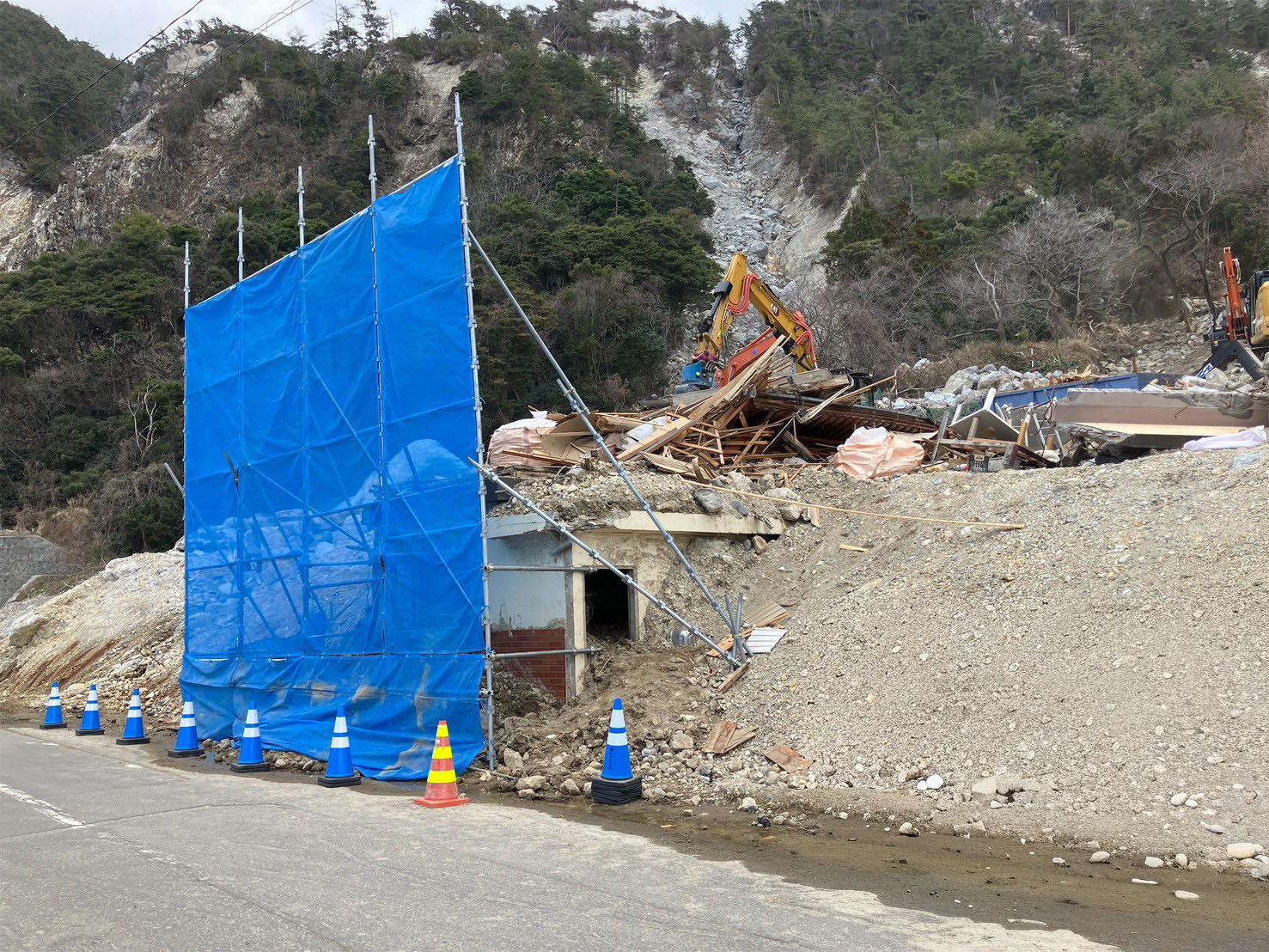 災害復旧に伴う解体工事