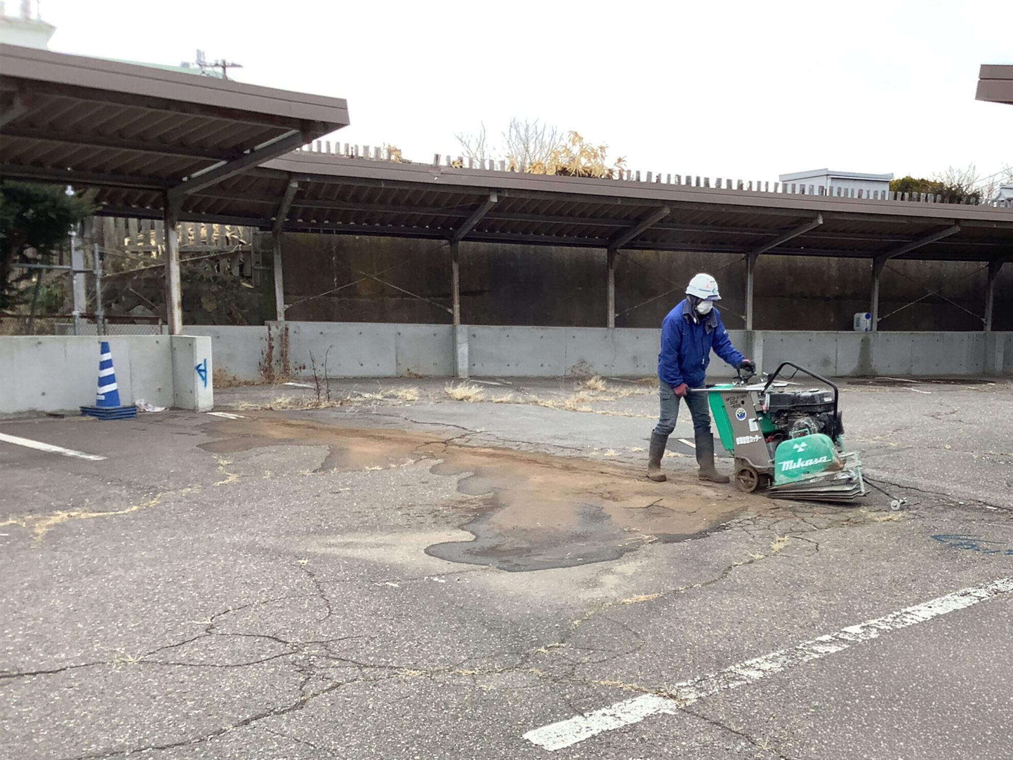 駐車場解体工事