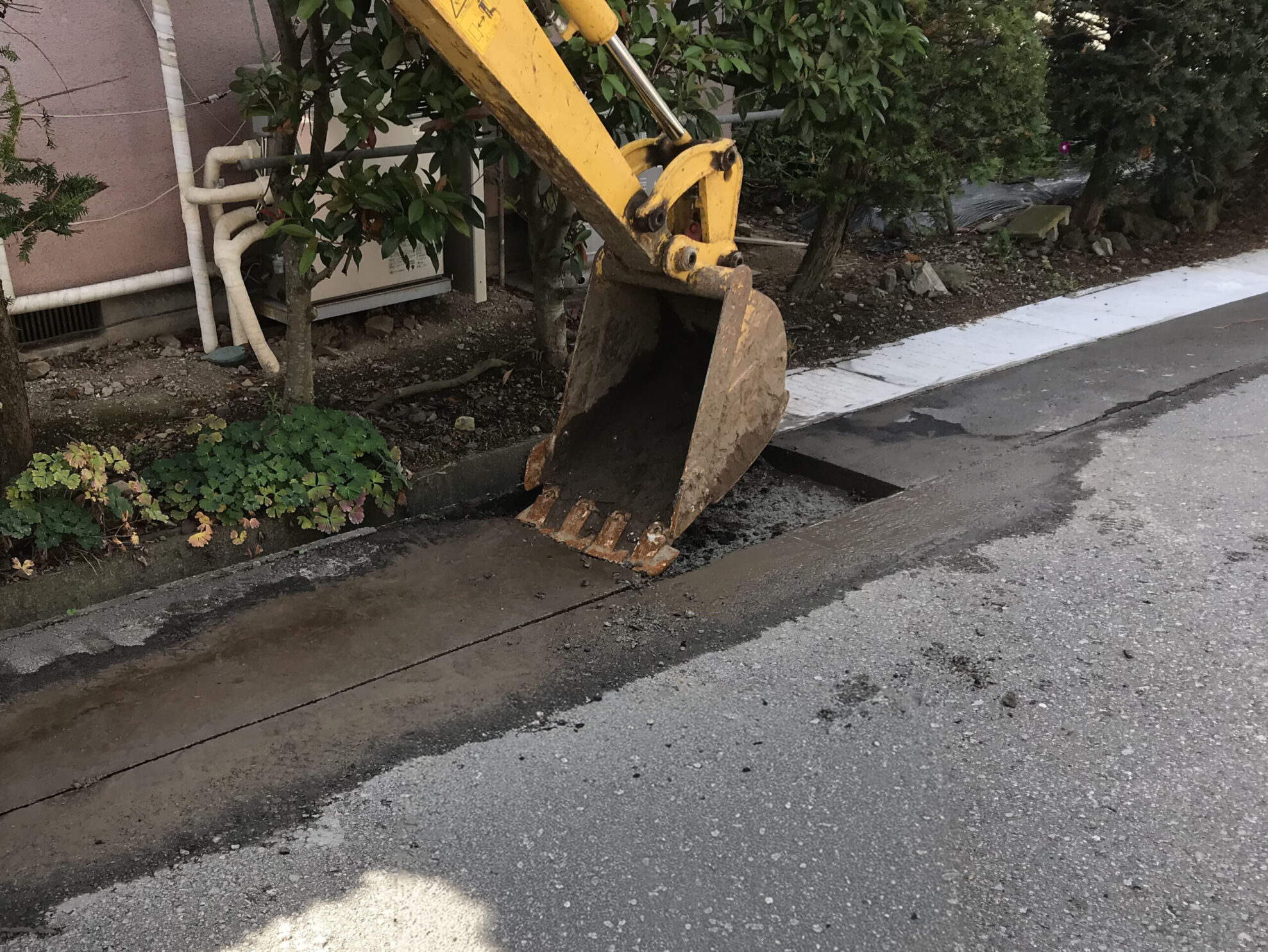 側溝改良工事