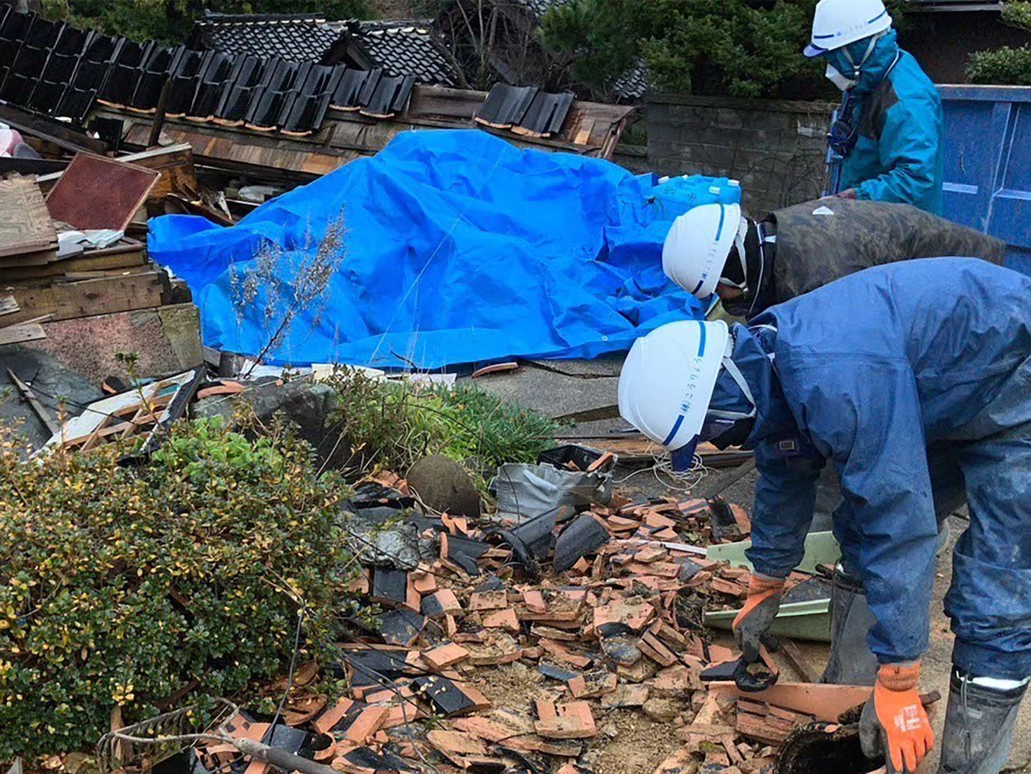 災害復旧に伴う解体工事
