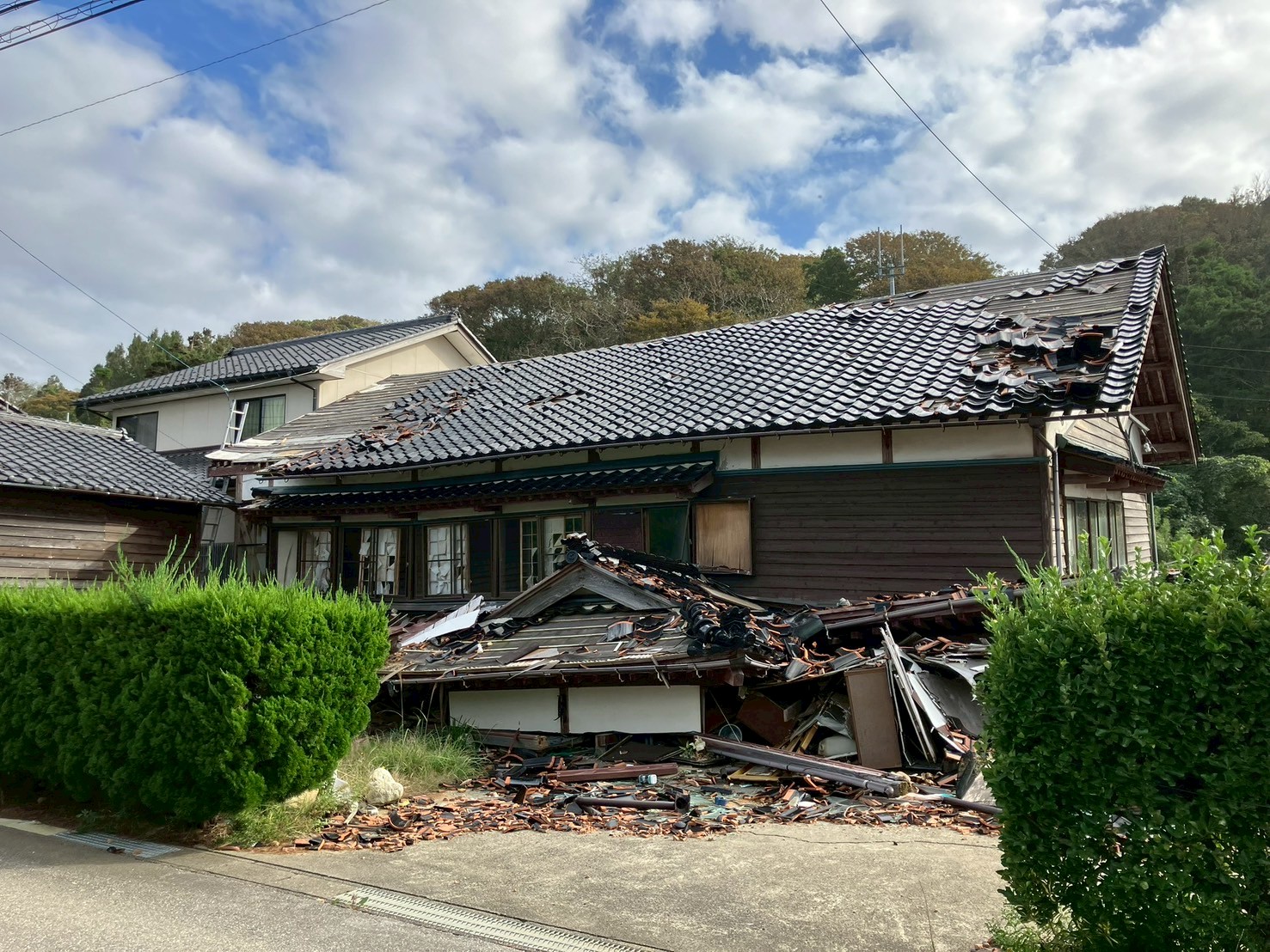 災害復旧に伴う解体工事