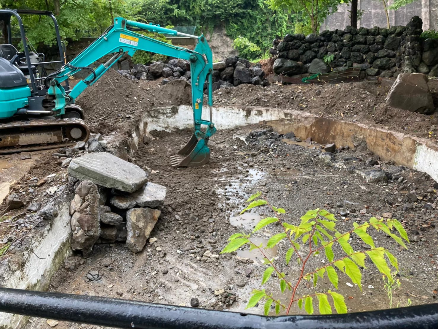 動物園解体工事